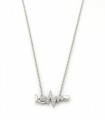 Latido de Amor – Collar de Plata con Diseño Heartbeat