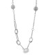 Vínculo Luminoso – Collar de Plata con Eslabones y Detalles Brillantes