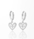Amor Etéreo – Aretes de Plata con Corazón Calado y Circonias