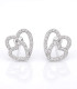 Doble Amor – Aretes de Plata con Doble Corazón y Circonias