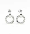 Anillo Urbano – Aretes de Plata con Grabado y Circonias