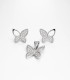 Set Mariposa de Luz – Aretes y Dije de Plata con Circonias
