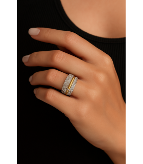 Anillo Luz Entre Metales