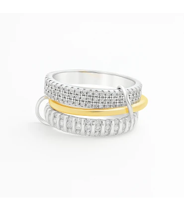 Anillo Luz Entre Metales