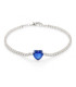 Latido Azul – Pulsera con Corazón de Circonia