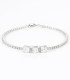 Trilogía de Luz – Pulsera con Tres Circonias Principales