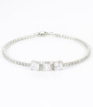 Trilogía de Luz – Pulsera con Tres Circonias Principales