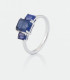 Orilla del Cielo – Anillo de Plata con Zafiro Azul