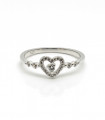 Latido Brillante – Anillo de Plata con Corazón de Circonias