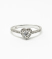 Luz del Corazón – Anillo de Plata con Circonia en Forma de Corazón