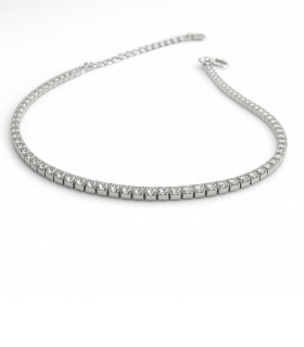 Brillo Infinito – Pulsera Tenis de Plata con Circonias